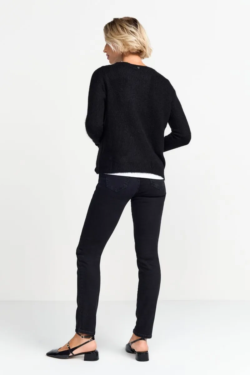 Nahtloser Strickpullover