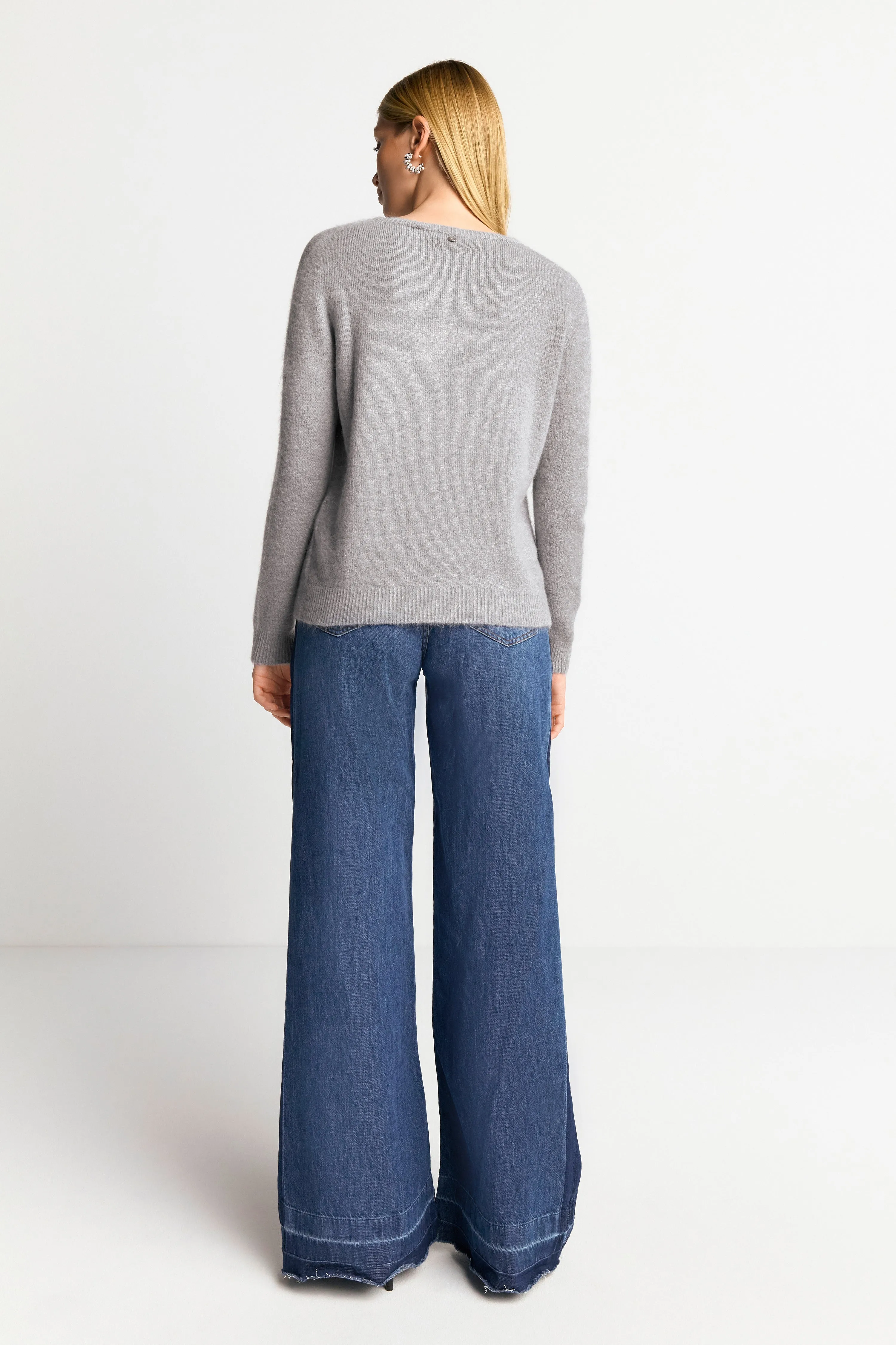 Nahtloser Strickpullover
