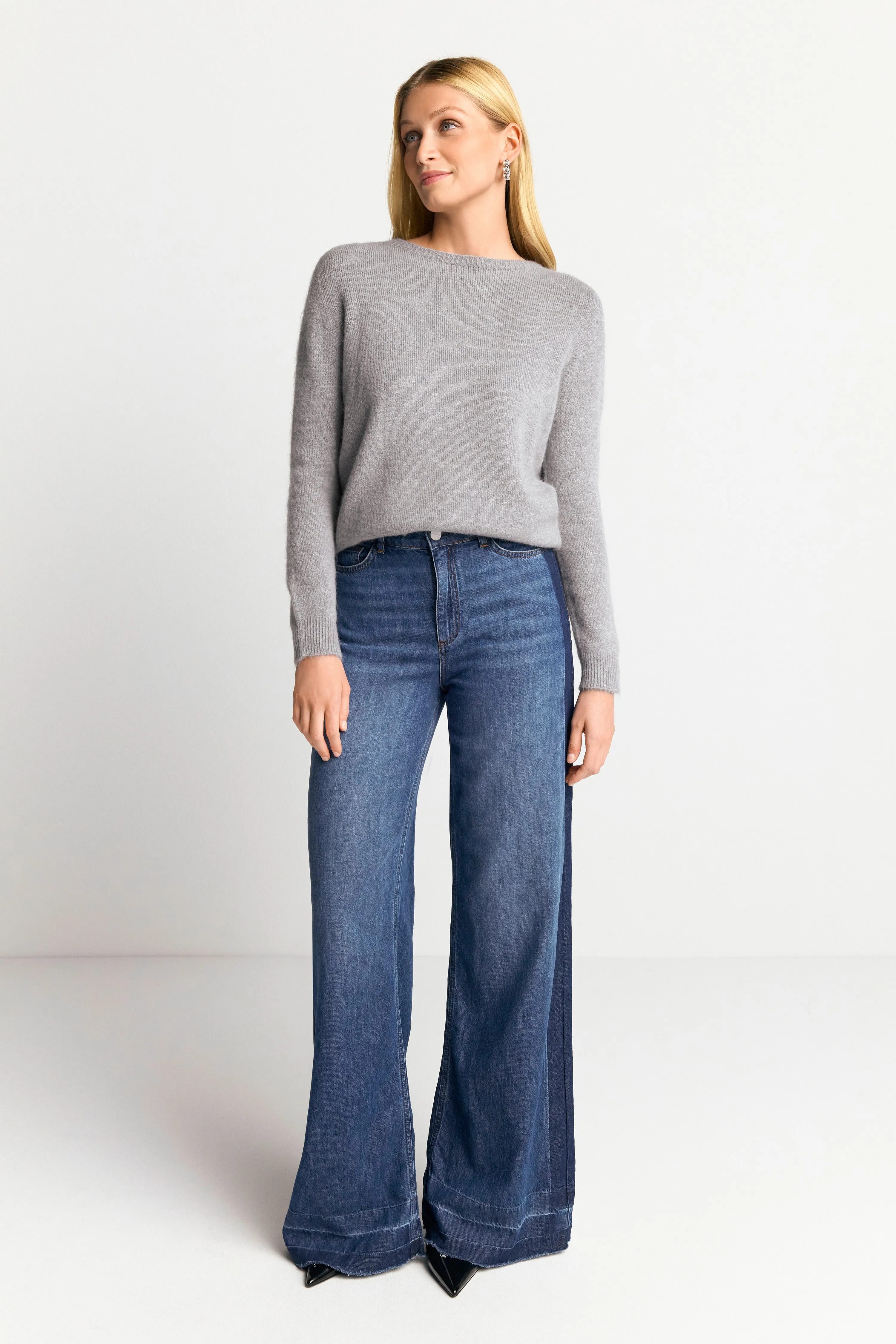 Nahtloser Strickpullover