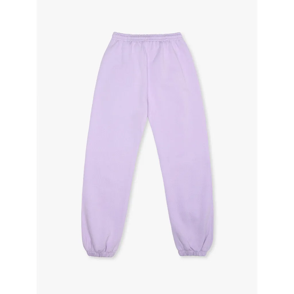 Organic Fitted Sweat Pants - Lavender