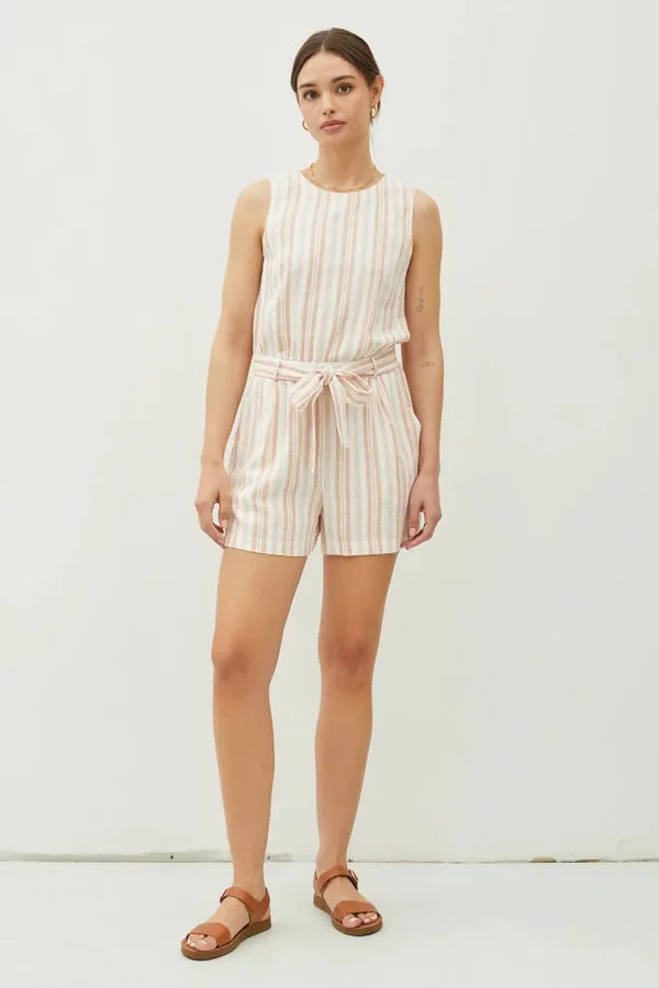 Palermo Belted Romper