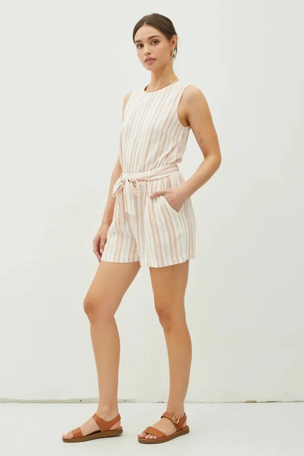 Palermo Belted Romper