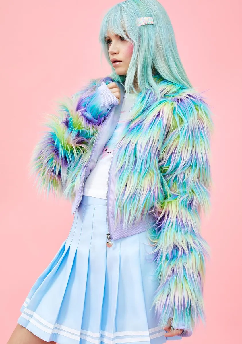Pixie Garden Faux Fur Jacket