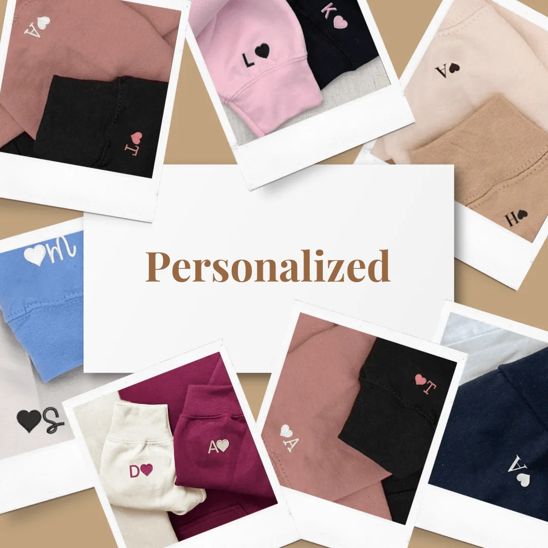 "His Ellie And Her Carl"Couple Sweatshirts - Personalized Matching Hoodies For Couples