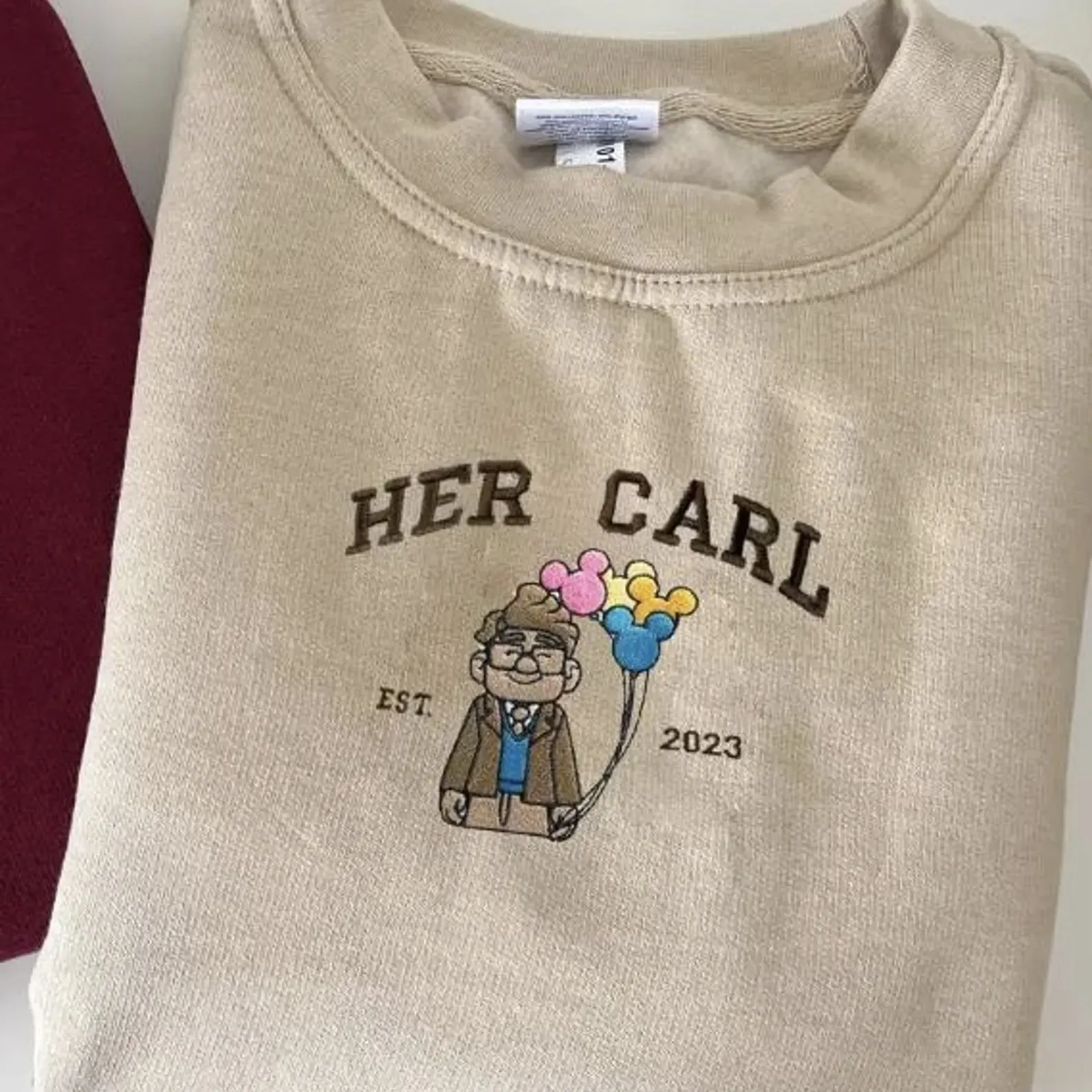 "His Ellie And Her Carl"Couple Sweatshirts - Personalized Matching Hoodies For Couples