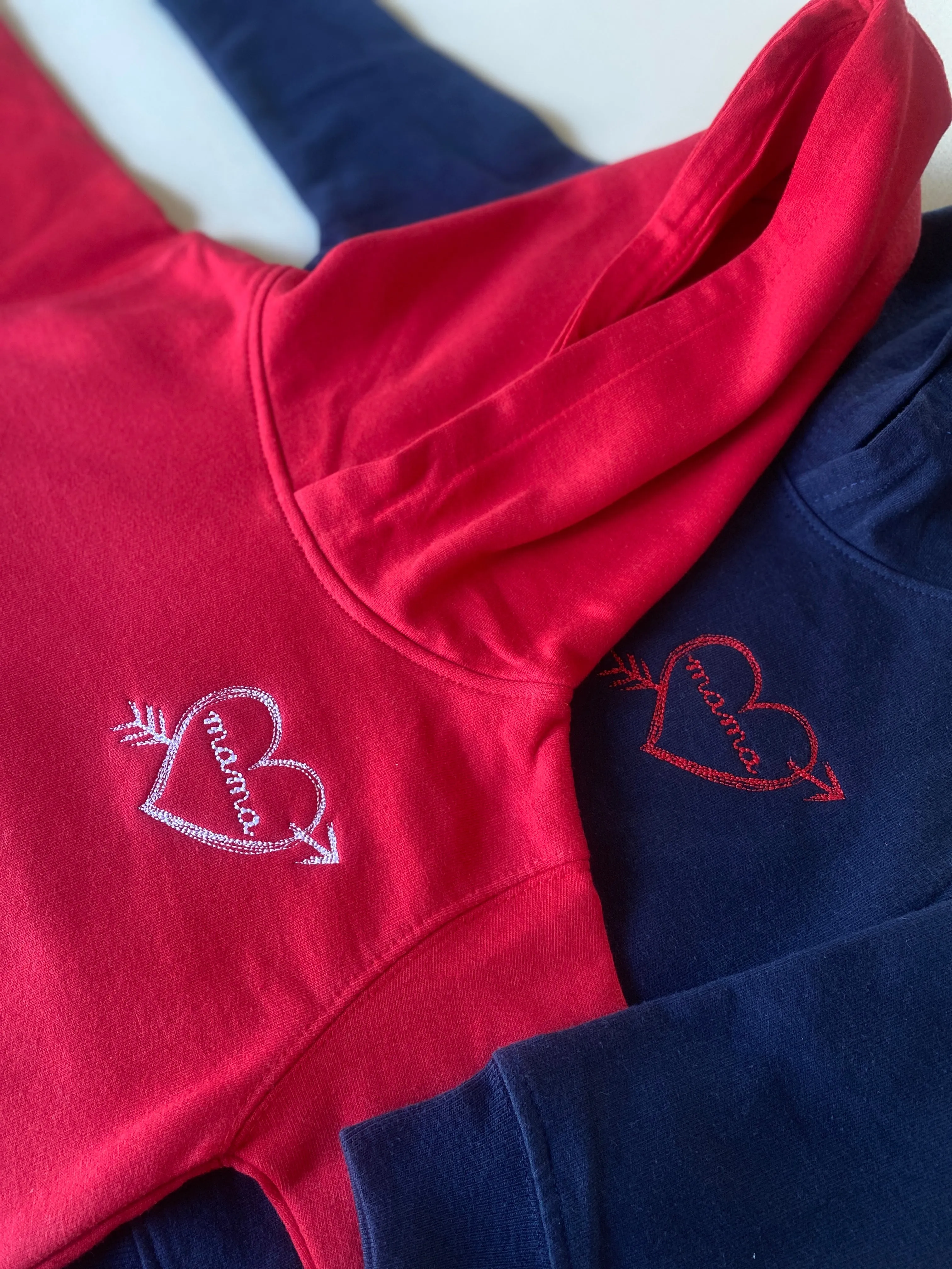 "mama" Baby Pullover Hoodie Sweatshirt