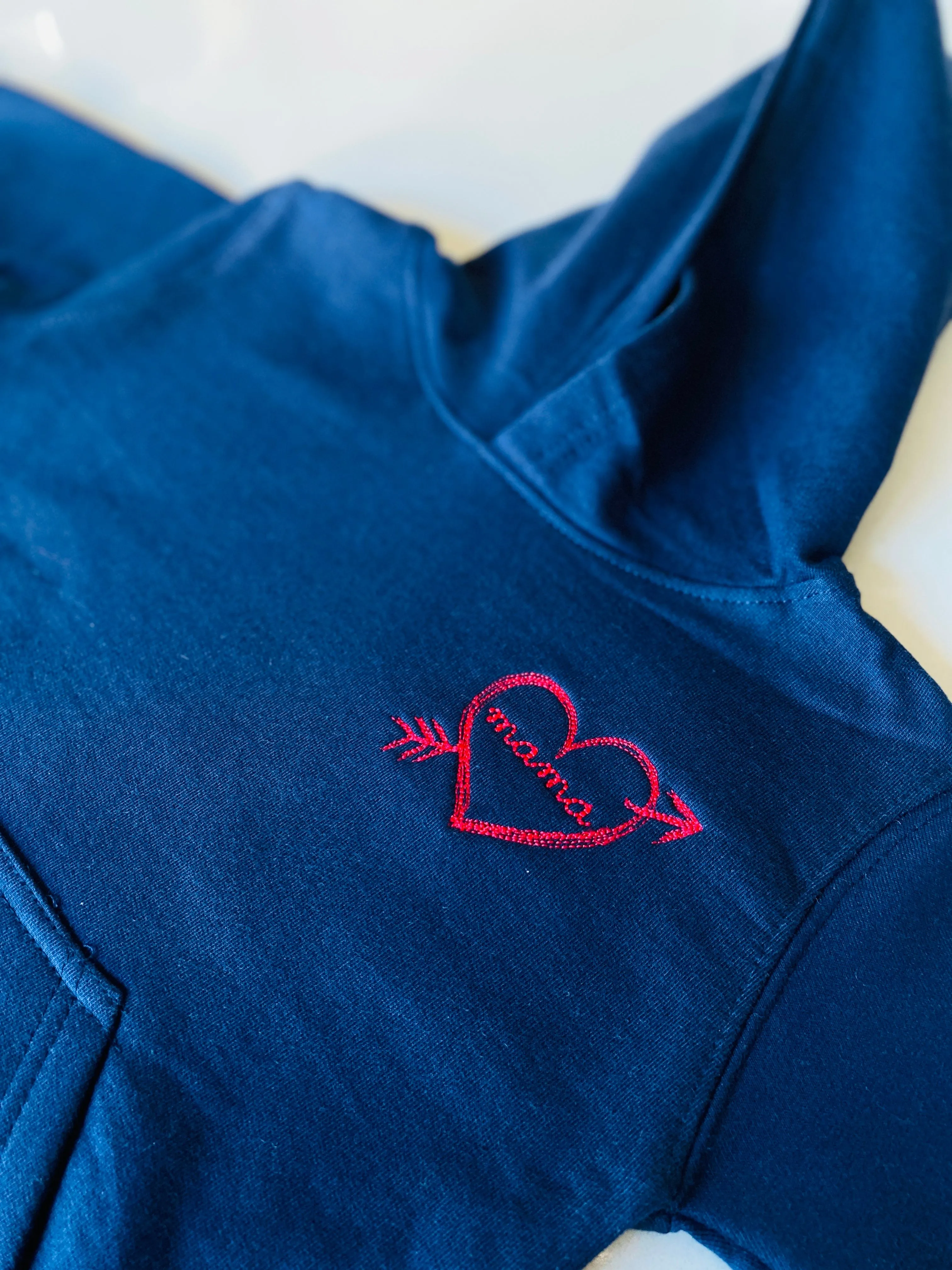 "mama" Baby Pullover Hoodie Sweatshirt