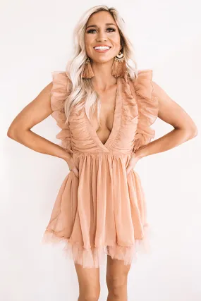 Ritzy In San Francisco Ruffle Romper
