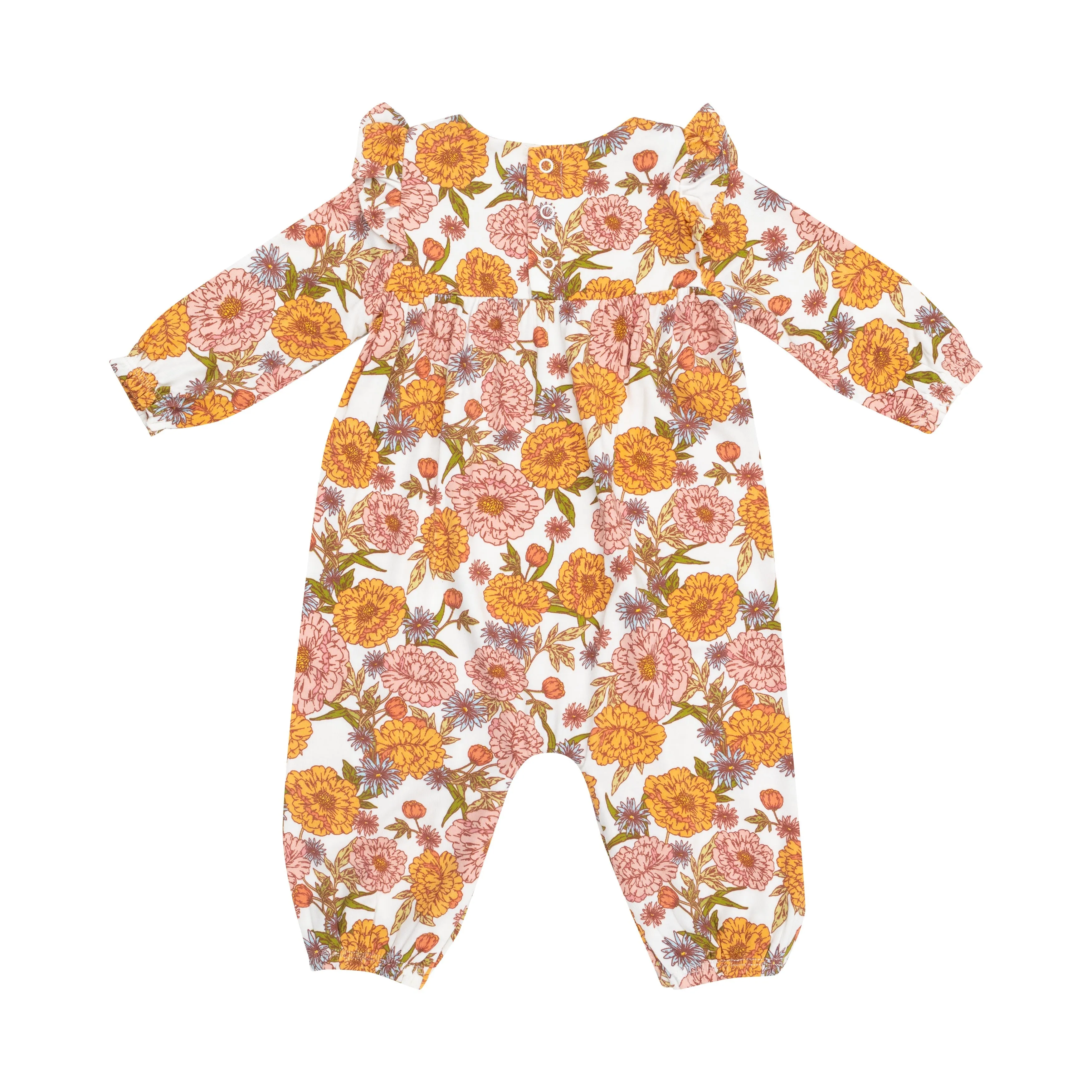 Ruffle Sleeve Romper - Ambers Floral