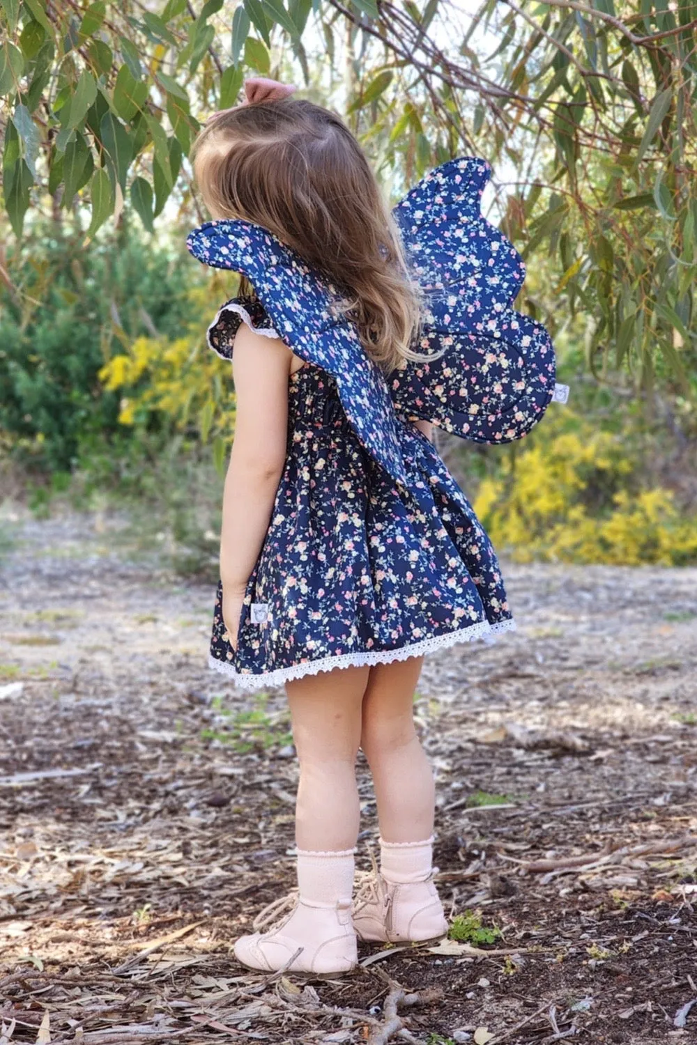 Tea Party Romper Dress - Bianca in Navy