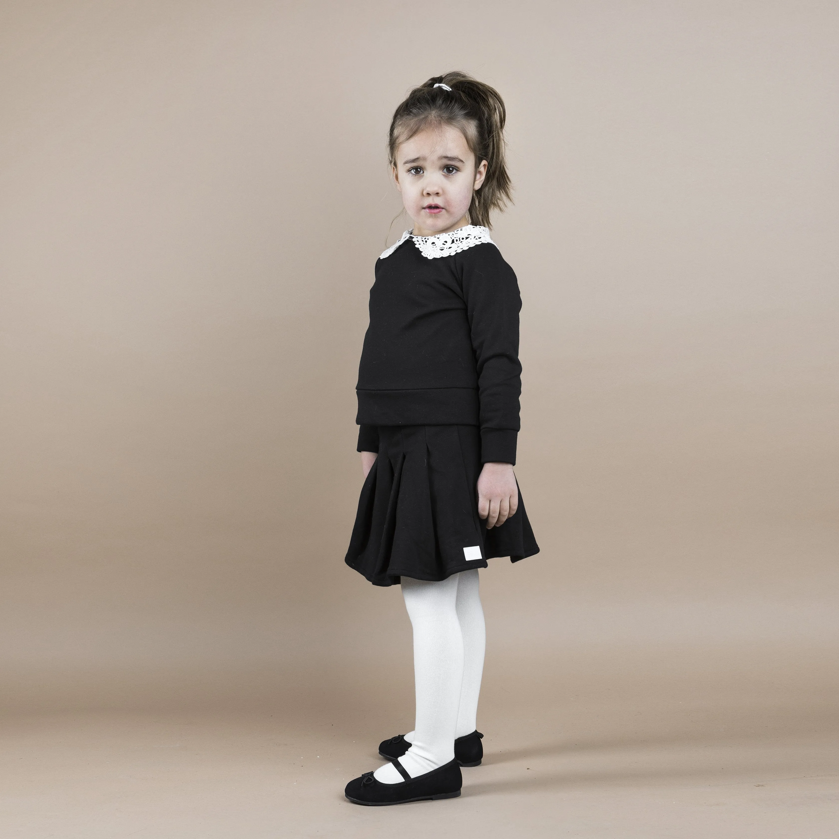 THE COTTON JERSEY JUMPER - ALL BLACK